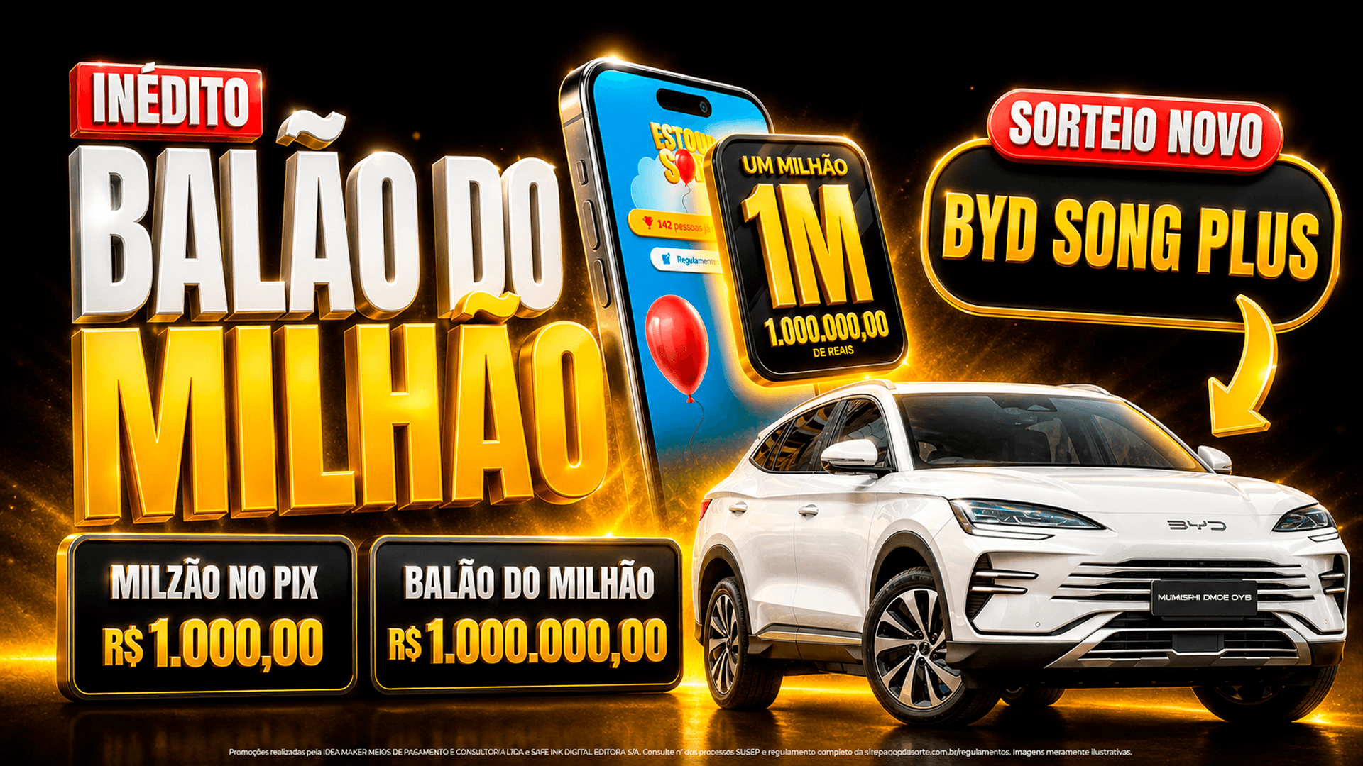 Promoção Balão do Milhão